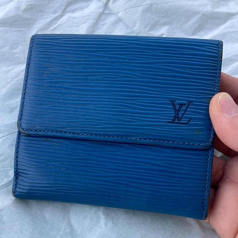 Authentic Louis Vuitton Blue Wallet EUC/GUC - Picture 7 of 7